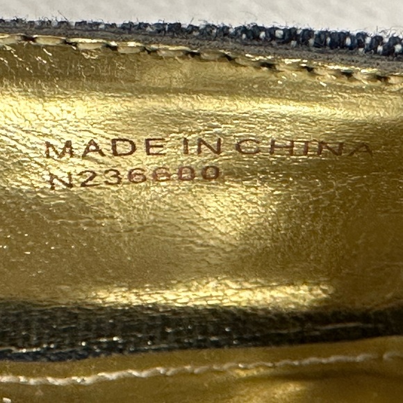 New Nina Denim Wedge Sandals with Braided Straw Wedge Bottoms~Size 7.5 - Picture 10 of 16